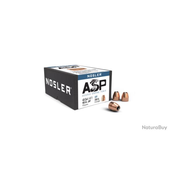 Nosler 250 Ogives 45 185 gr JHP