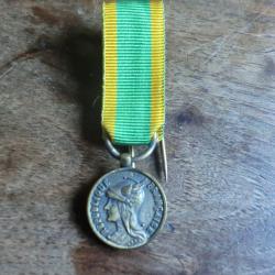 m&eacute;daille r&eacute;duction engag&eacute; volontaire