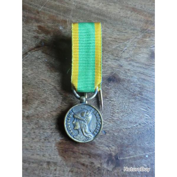 m�daille r�duction engag� volontaire