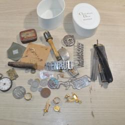 Lot fond de tiroir Brocante Militaire ancien &agrave; identifier collection (12)