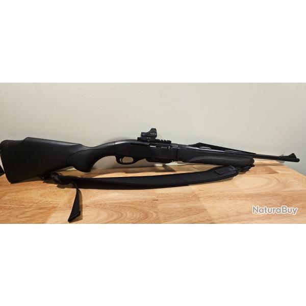 REMINGTON WOODSMASTER MODEL 750 CALIBRE 280 POINT ROUGE ET BALLES