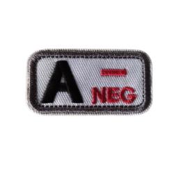 Patch A- Groupe sanguin A- Blanc velcro - Livraison gratuite