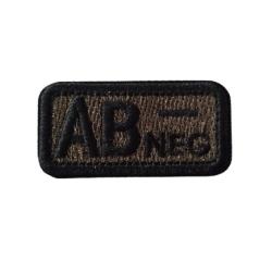 Patch AB- Groupe sanguin AB- Vert velcro - Livraison gratuite