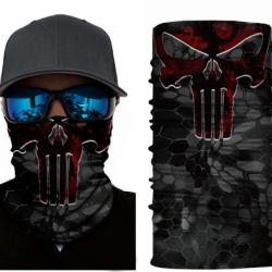 Cache cou Punisher rouge