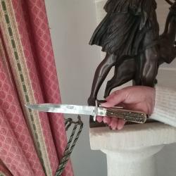 Sublime dague de chasse à  la d'Estaing