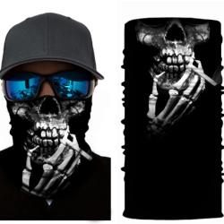 Cache cou Squelette fumeur