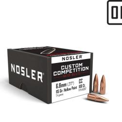 Nosler 100 Ogives 6.8mm 115 gr HPBT C530 Custom Competition