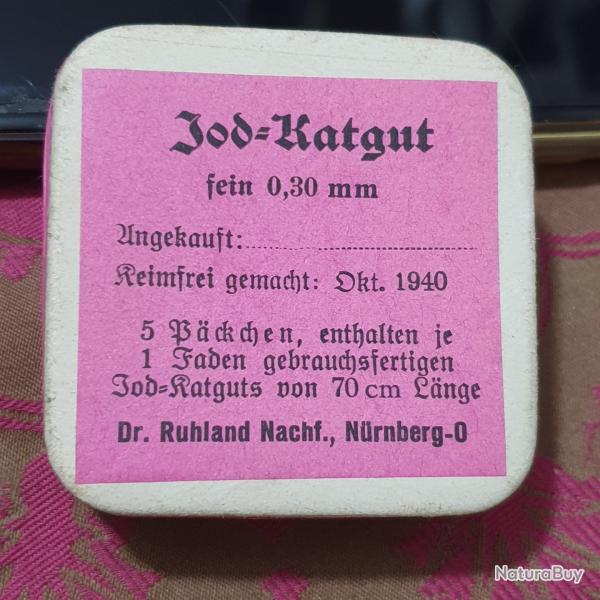 Pansements fil de souture WW2 job katgut