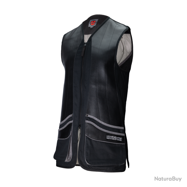 Gilet de tir Miroku Eagle Leather noir - M