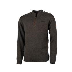 Pull col zip Treeland - L / Sanglier
