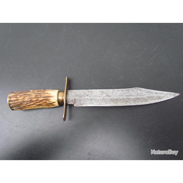 POIGNARD ANCIEN US TYPE BOWIE