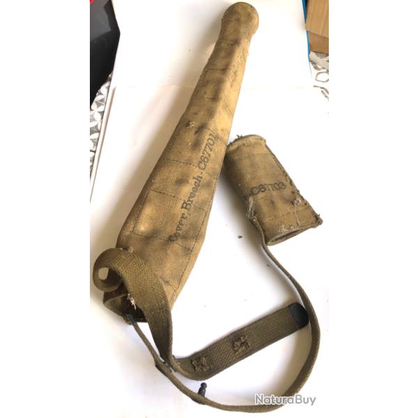 Housse US WW2 US .50 Cal Cover Breech C67701 de 1945. (rare)