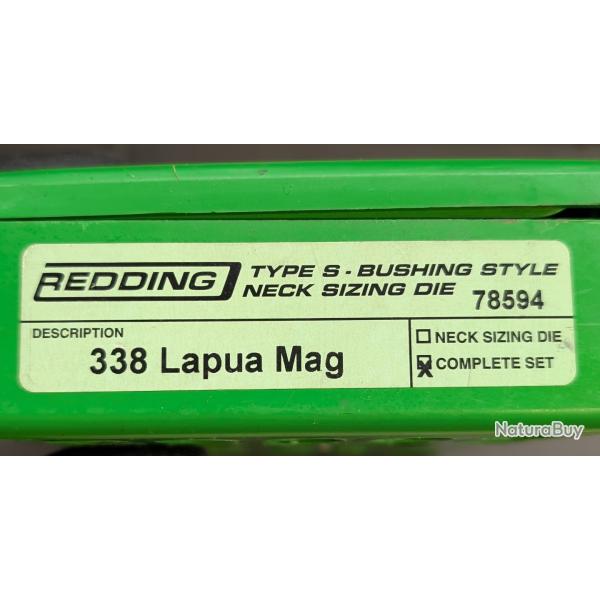 Vends jeu d'outils REDDING type S-Bushing en calibre .338LM