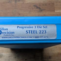 Vends jeu d'outils Dillon STEEL .223 &eacute;tat neuf