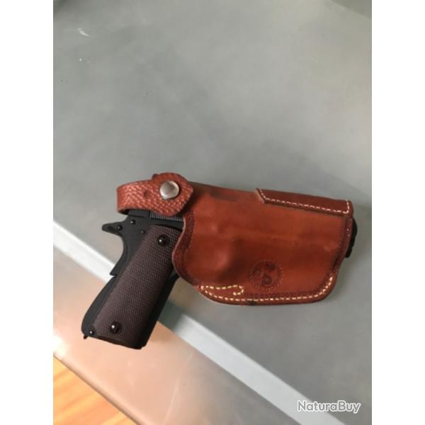 holster similicuir airsodt colt 1911