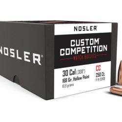 Nosler 250 Ogives 30 168 gr HPBT