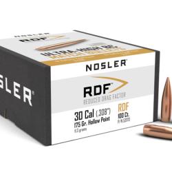 Nosler 100 Ogives 30 175 gr RDF HPBT