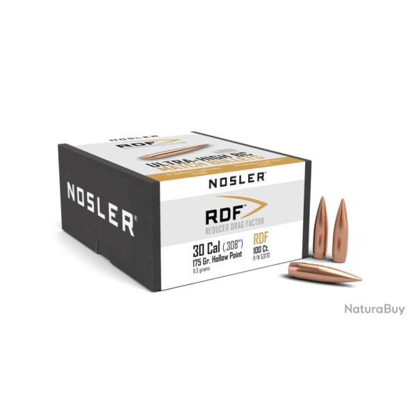 Nosler 100 Ogives 30 175 gr RDF HPBT