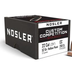 Nosler 250 Ogives 224 52 gr HPBT