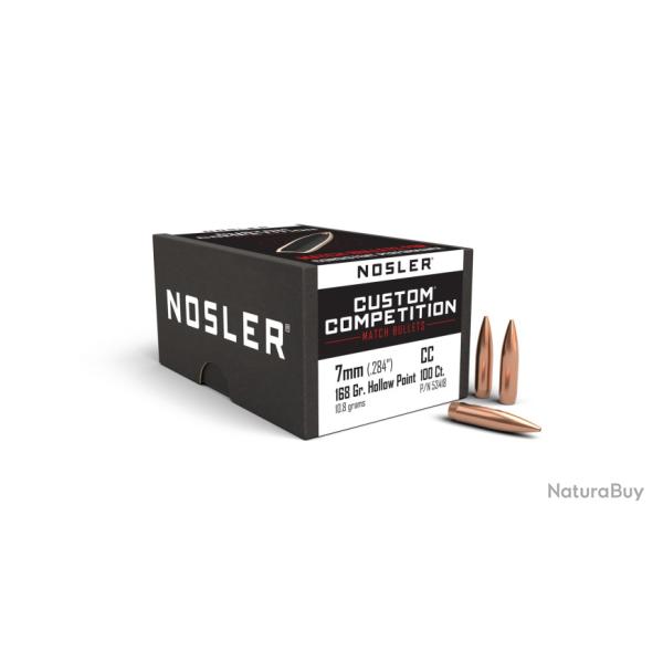 Nosler 100 Ogives 7mm 168 gr HPBT