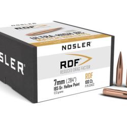 Nosler 100 Ogives 7mm 185 gr RDF HPBT