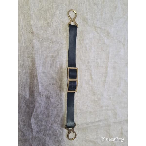 Jugulaire laiton pour casque � pointe WW1 (2)