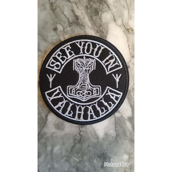 Patch thermocollant valhalla viking ( livraison gratuite par lettre )