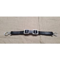 Jugulaire fer pour casque &agrave; pointe cuir &eacute;pais WW1   (F5+ )