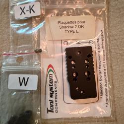 Plaquette pour CZ shadow 2 OR