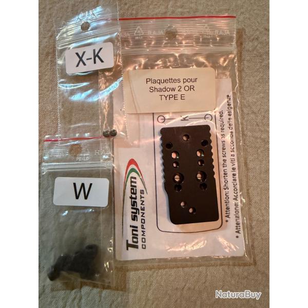 Plaquette pour CZ shadow 2 OR