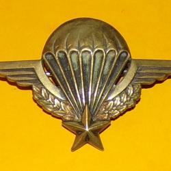 BREVET PARACHUTISTE DE L'ARMEE FRANCAISE , MATRICULE 10717 DE JUILLET 1947 , FABRICANT DRAGO PARIS N