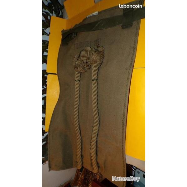 ARMEE AMERICAINE U.S : TRANSPORT BAG POUR CHARGES LOURDES ,TOILE EPAISSE  2 POIGNEES EN GROS CORDAGE