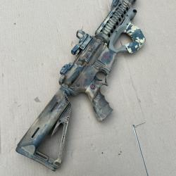 Airsoft AEG M4 CQB deco de chez Aerographe Fockeur AEG