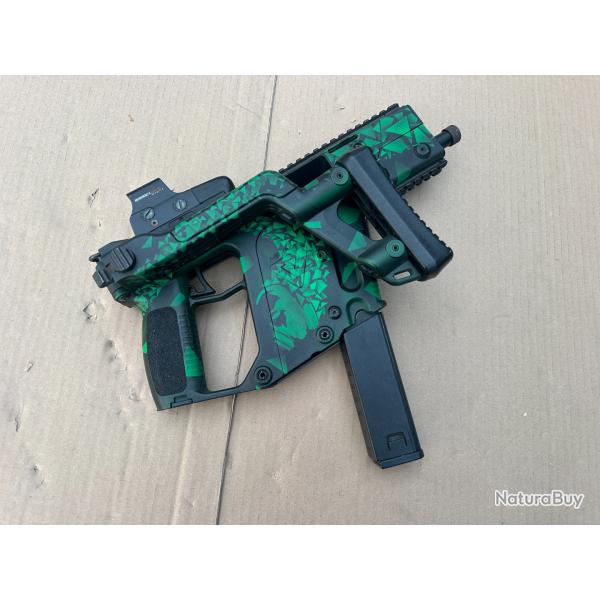 Airsoft Kriss Vector KWA en GBBR deco Aerographe Fockeur