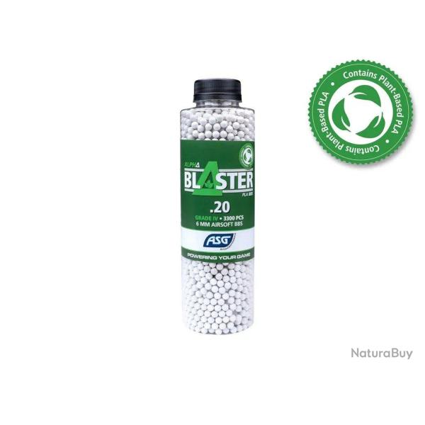 Bouteille Alpha Blaster Bio de 3300 Billes (ASG) 0.32 Oui
