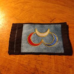 Patch tissu militaire 3ieme division blind&eacute;e brigade l&eacute;g&egrave;re