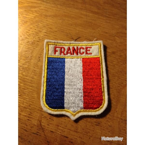 Patch tissu militaire drapeau France