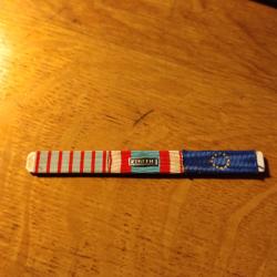 Barette militaire rappel m&eacute;daille Alg&eacute;rie Europe