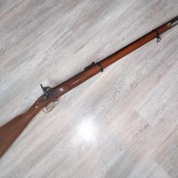 Fusil PEDERSOLI Enfield 2 Bandes Pat 1858 &agrave; Percussion Calibre 577 poudre noire