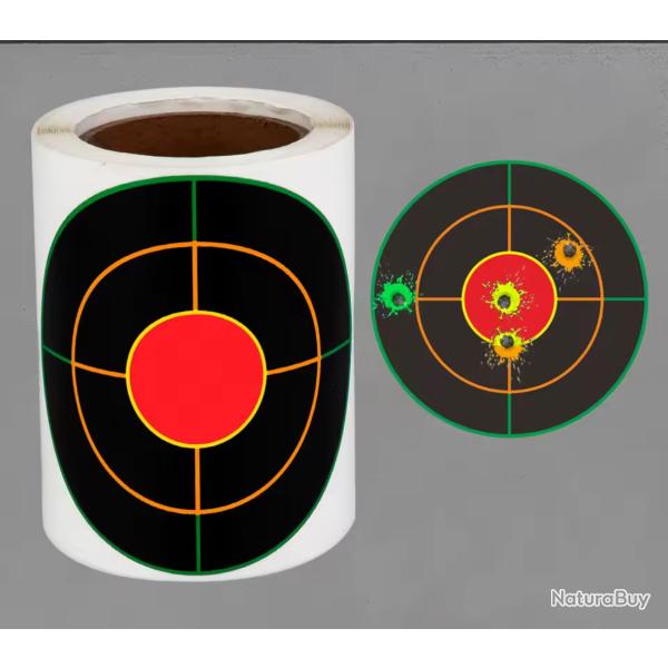 cibles r�active multicolores nouvelle G 3 Rouleau 300 cibles promo limit�e ! Pour Tireur sportif zz