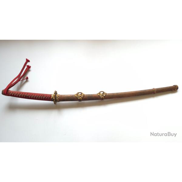 Sabre katana - Fourreau en Cuivre rare