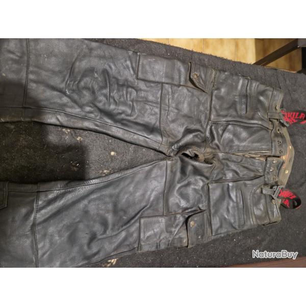 Pantalon cuir harkila