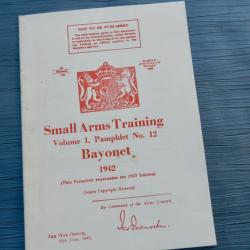 R&eacute;impression - Manual Bayonet / Small Arms Training - Bayonet - (UK War Office)