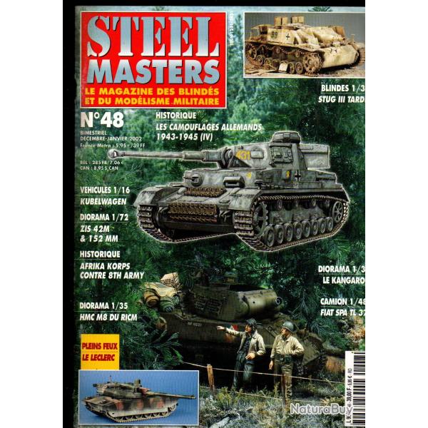 steel masters 48 arm�e d'afrique germanique contre 8e arm�e, le char leclerc , ricm vosges , kubel