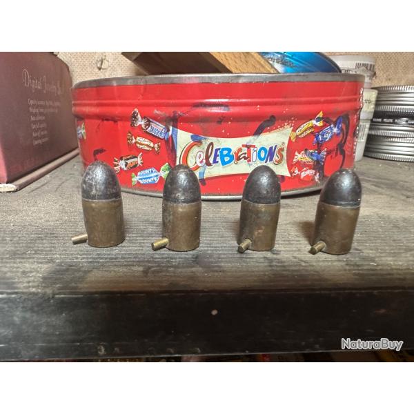 Balles 12 mm � broches (11,72x25,43)