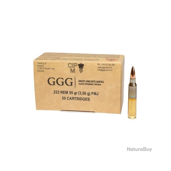 GGG cal.223 Rem FMJ 55Gr x 500