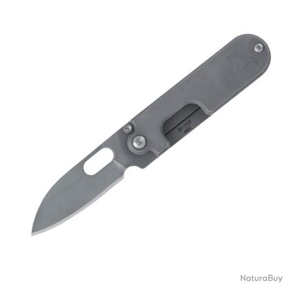 Couteau de poche Black Fox "Bean Gen2" inox 719