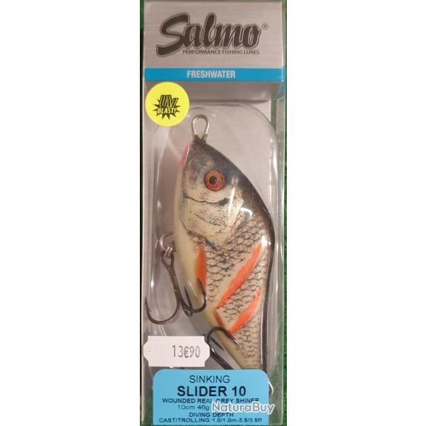 Salmo Slider 10cm 46g Wounded Real Grey Shiner