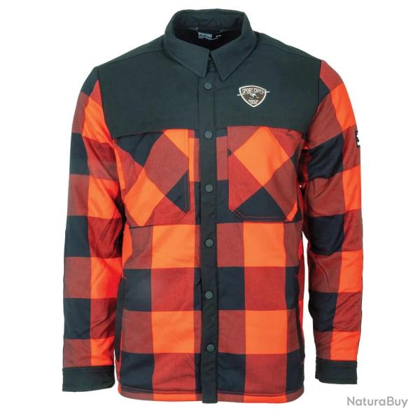 Chemise Sugar Shack Rouge Coton Premium Homme de � 3XL