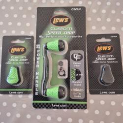 Manivelles casting en carbone et 2 poign&eacute;e